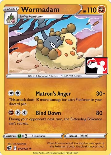 Wormadam - 077/172 (077/172), Prize Pack Series Cards — Pokémon card price