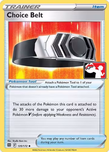 Choice Belt - 135/172 (135/172), Prize Pack Series Cards — Pokémon card price