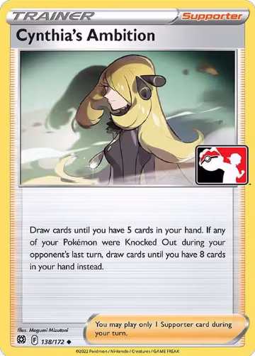 Cynthia's Ambition - 138/172 (138/172), Prize Pack Series Cards — Pokémon card price