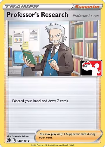 Professor's Research [Professor Rowan] - 147/172 (147/172), Prize Pack Series Cards — Pokémon card price