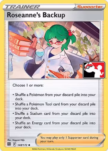 Roseanne's Backup - 148/172 (148/172), Prize Pack Series Cards — Pokémon card price