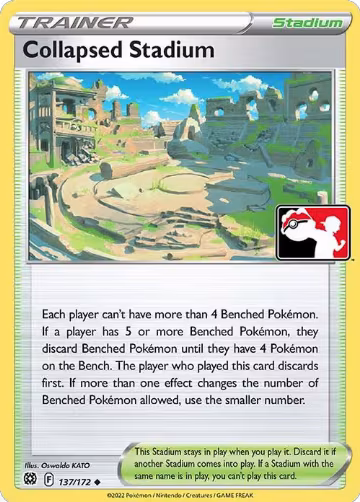 Collapsed Stadium - 137/172 (137/172), Prize Pack Series Cards — Pokémon card price