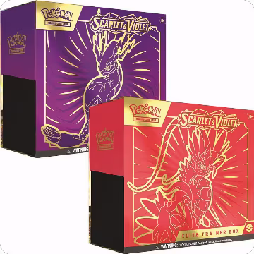 Scarlet & Violet Elite Trainer Boxes [Set of 2], Scarlet & Violet Base Set — Pokémon sealed product price