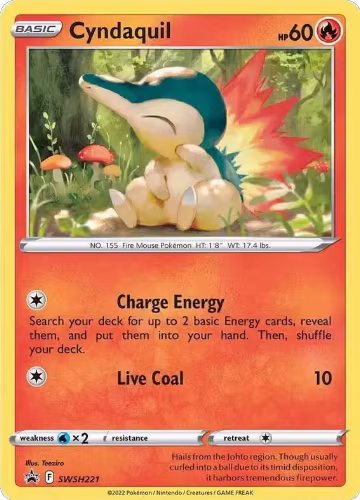Cyndaquil - SWSH221 (Cosmos Holo) (SWSH221), Sword & Shield Promo Cards — Pokémon card price