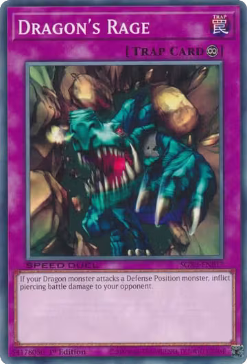 Dragon's Rage (SGX3-ENB17), Speed Duel GX: Duelists of Shadows — Yu-Gi-Oh! card price