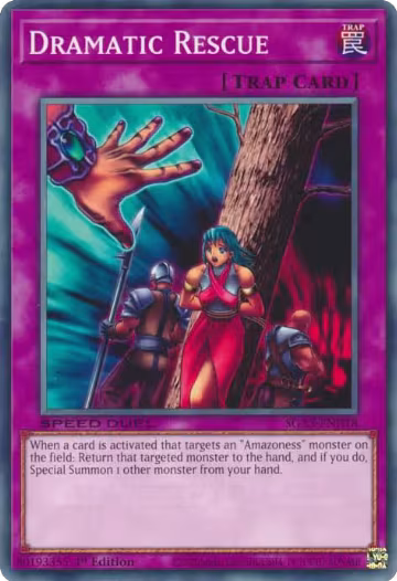 Dramatic Rescue (SGX3-END18), Speed Duel GX: Duelists of Shadows — Yu-Gi-Oh! card price