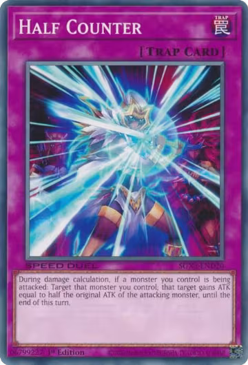 Half Counter (SGX3-END20), Speed Duel GX: Duelists of Shadows — Yu-Gi-Oh! card price