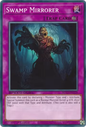 Swamp Mirrorer (SGX3-ENG18), Speed Duel GX: Duelists of Shadows — Yu-Gi-Oh! card price