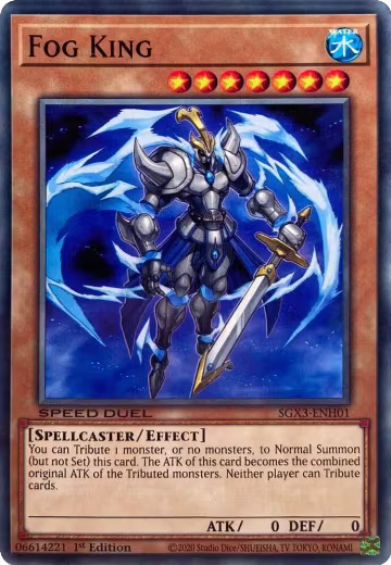 Fog King (SGX3-ENH01), Speed Duel GX: Duelists of Shadows — Yu-Gi-Oh! card price