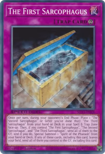 The First Sarcophagus (SGX3-ENI06), Speed Duel GX: Duelists of Shadows — Yu-Gi-Oh! card price