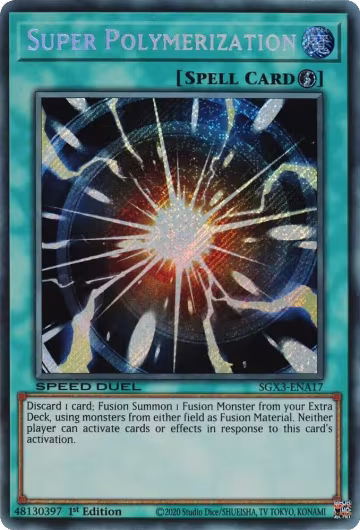 Super Polymerization (Secret Rare) (SGX3-ENA17) — card price