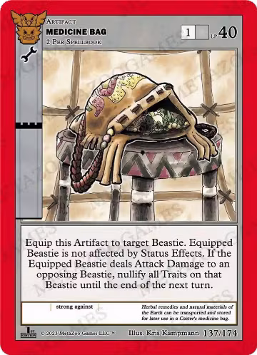 Medicine Bag (137/174), Native: First Edition — MetaZoo card price