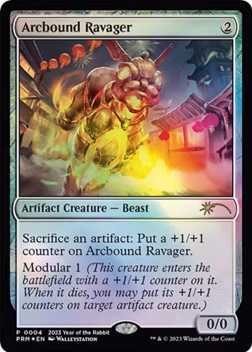 Arcbound Ravager (Year of the Rabbit 2023) (4), Unique and Miscellaneous Promos — Magic card price