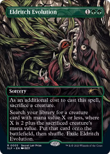 Eldritch Evolution (5), Secret Lair Showdown — Magic card price