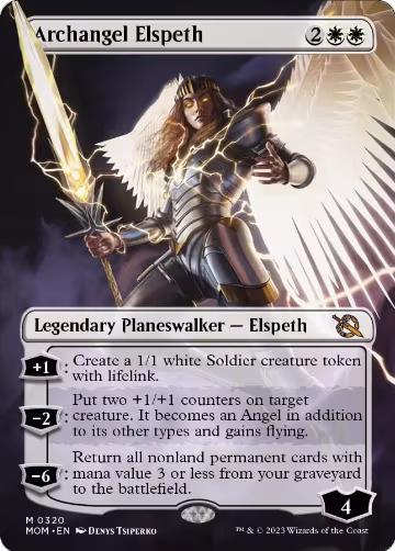 Archangel Elspeth (Borderless) (320), March of the Machine — Magic card price