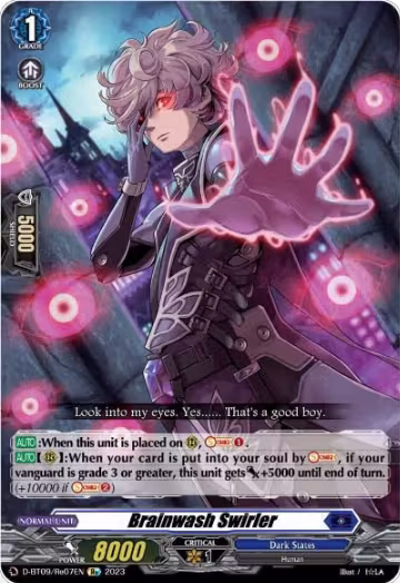 Brainwash Swirler (D-BT09/Re07EN), D-BT09: Dragontree Invasion — Vanguard card price