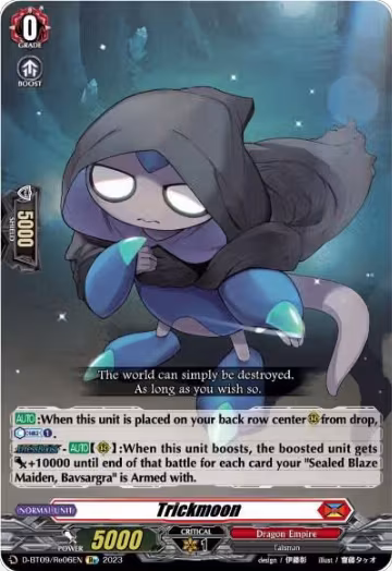 Trickmoon (D-BT09/Re06EN), D-BT09: Dragontree Invasion — Vanguard card price