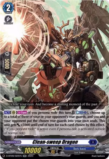 Clean-sweep Dragon (D-BT09/022EN), D-BT09: Dragontree Invasion — Vanguard card price