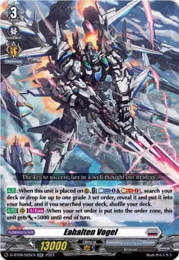 Eahalten Vogel (D-BT09/025EN), D-BT09: Dragontree Invasion — Vanguard card price
