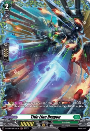 Tide Line Dragon (FR) (D-BT09/FR34EN), D-BT09: Dragontree Invasion — Vanguard card price