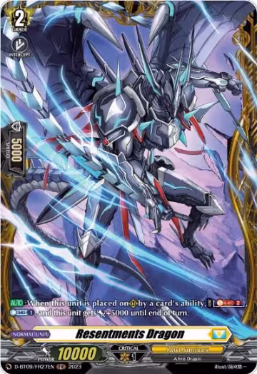 Resentments Dragon (FR) (D-BT09/FR27EN), D-BT09: Dragontree Invasion — Vanguard card price