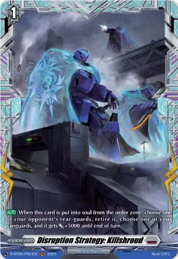 Disruption Strategy: Killshroud (FR) (D-BT09/FR24EN), D-BT09: Dragontree Invasion — Vanguard card price