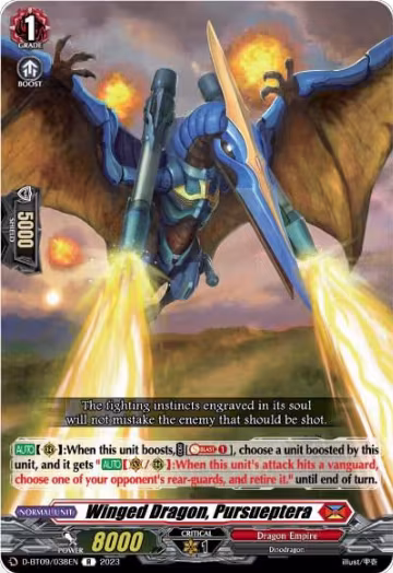 Winged Dragon, Pursueptera (D-BT09/038EN), D-BT09: Dragontree Invasion — Vanguard card price