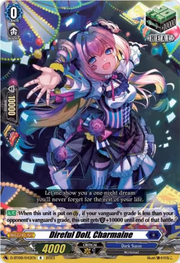 Direful Doll, Charmaine (D-BT09/043EN), D-BT09: Dragontree Invasion — Vanguard card price