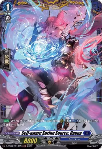 Self-aware Spring Source, Uaqua (FR) (D-BT09/FR13EN), D-BT09: Dragontree Invasion — Vanguard card price