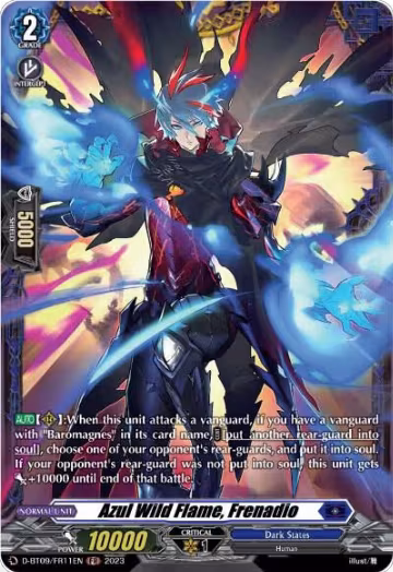 Azul Wild Flame, Frenadio (FR) (D-BT09/FR11EN), D-BT09: Dragontree Invasion — Vanguard card price