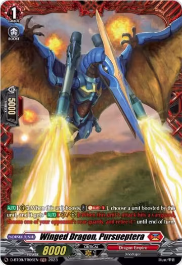 Winged Dragon, Pursueptera (FR) (D-BT09/FR06EN), D-BT09: Dragontree Invasion — Vanguard card price