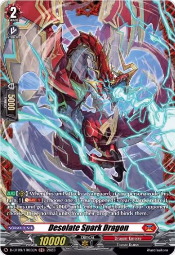Desolate Spark Dragon (FR) (D-BT09/FR03EN), D-BT09: Dragontree Invasion — Vanguard card price
