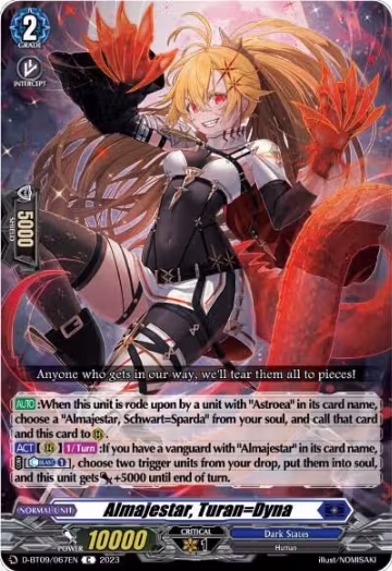 Almajestar, Turan=Dyna (D-BT09/067EN), D-BT09: Dragontree Invasion — Vanguard card price