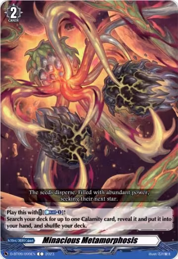 Minacious Metamorphosis (D-BT09/099EN), D-BT09: Dragontree Invasion — Vanguard card price