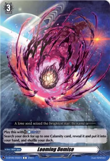 Looming Demise (D-BT09/098EN), D-BT09: Dragontree Invasion — Vanguard card price
