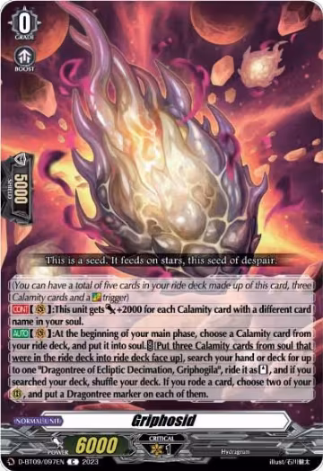 Griphosid (D-BT09/097EN), D-BT09: Dragontree Invasion — Vanguard card price