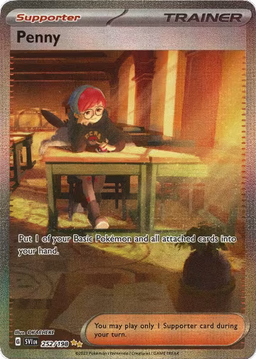 Penny - 252/198 (252/198), Scarlet & Violet Base Set — Pokémon card price