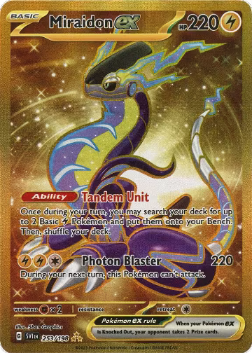 Miraidon ex - 253/198 (253/198), Scarlet & Violet Base Set — Pokémon card price