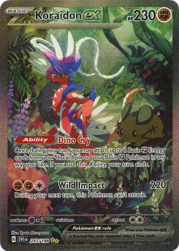 Koraidon ex - 247/198 (247/198), Scarlet & Violet Base Set — Pokémon card price