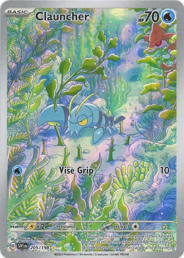Clauncher - 205/198 (205/198), Scarlet & Violet Base Set — Pokémon card price