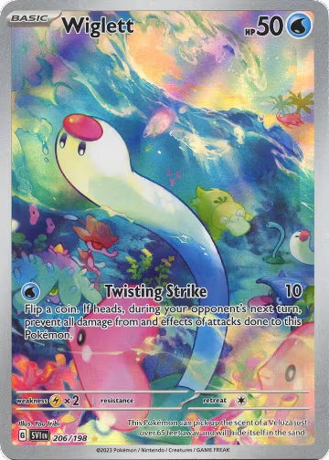 Wiglett - 206/198 (206/198), Scarlet & Violet Base Set — Pokémon card price