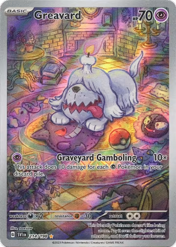 Greavard - 214/198 (214/198), Scarlet & Violet Base Set — Pokémon card price