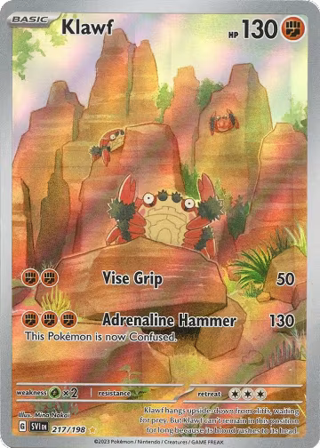 Klawf - 217/198 (217/198), Scarlet & Violet Base Set — Pokémon card price