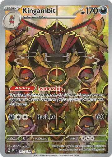 Kingambit - 220/198 (220/198), Scarlet & Violet Base Set — Pokémon card price
