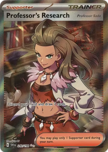 Professor's Research [Professor Sada] - 240/198 (240/198), Scarlet & Violet Base Set — Pokémon card price