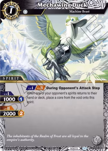 Mechawing Duck (Event Pack Vol. 1) (ST03-004), Launch & Event Promos — Battle Spirits card price