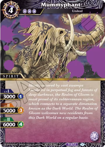 Mummyphant (Event Pack Vol. 1) (ST02-006), Launch & Event Promos — Battle Spirits card price