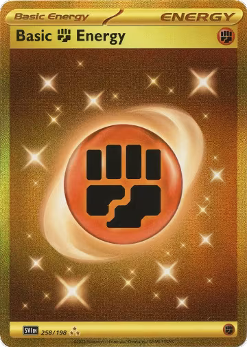 Basic Fighting Energy - 258/198 (258/198), Scarlet & Violet Base Set — Pokémon card price