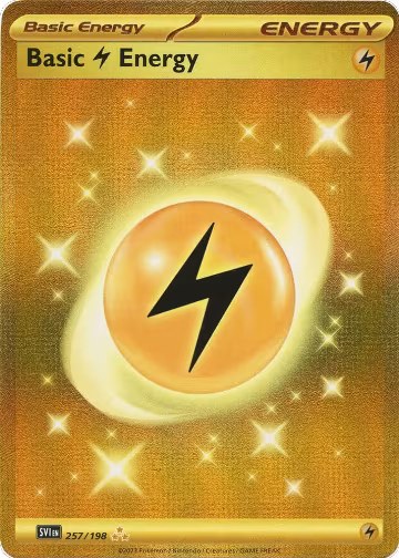 Basic Lightning Energy - 257/198 (257/198), Scarlet & Violet Base Set — Pokémon card price