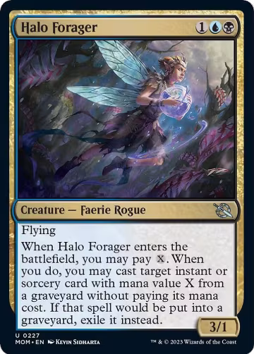 Halo Forager (227), March of the Machine — Magic card price